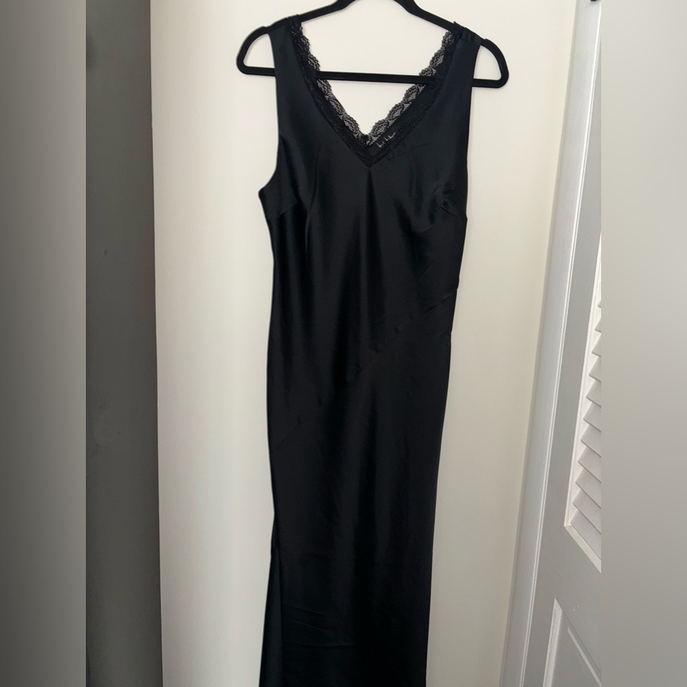 Nicole Miller Black Maxi Dress